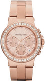 Michael Kors Dylan Rose Gold Rose Gold Steel Strap Watch for Women - MK5586 Authentic Buy Shop Now