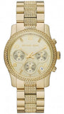Michael Kors Runway Gold Dial Gold Steel Strap Watch for Women - MK5826 Authentic Buy Shop Now