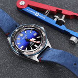 Seiko Prospex PADI Special Edition Divers 200M Blue Dial Blue Rubber Strap Watch For Men - SPB071J1 Authentic Buy Shop Now