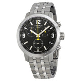 Tissot PRC 200 Chronograph Black Dial Stainless Steel Watch For Men - T0554171105700 Authentic Buy Shop Now