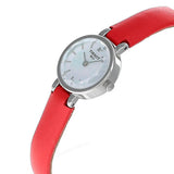 Tissot Lovely Round Mother of Pearl Dial Red Leather Strap Watch for Women - T140.009.16.111.00 Authentic Buy Shop Now