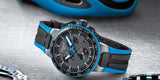 Tissot T Race Cycling Chronograph Black Dial Two Tone Rubber Strap Watch For Men - T111.417.37.441.05 Authentic Buy Shop Now
