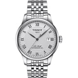 Tissot Le Locle Powermatic 80 Silver Dal Silver Steel Strap Watch For Men - T006.407.11.033.00 Authentic Buy Shop Now