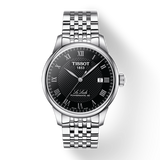 Tissot Le Locle Powermatic 80 Black Dial Silver Steel Strap Watch For Men - T006.407.11.053.00 Authentic Buy Shop Now