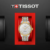 Tissot Le Locle Powermatic 80 Silver Dial Two Tone Steel Strap Watch For Men - T006.407.22.033.01 Authentic Buy Shop Now