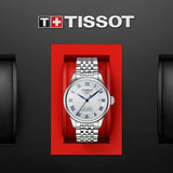Tissot Le Locle Powermatic 80 Silver Dial Silver Steel Strap Watch for Men - T006.407.11.033.03 Authentic Buy Shop Now