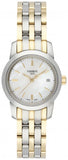 Tissot T Classic Dream Mother of Pearl Dial Two Tone Steel Strap Watch For Women - T033.210.22.111.00 Authentic Buy Shop Now