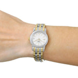 Tissot T Classic Dream Mother of Pearl Dial Two Tone Steel Strap Watch For Women - T033.210.22.111.00 Authentic Buy Shop Now