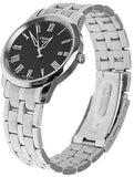 Tissot T Classic Dream Black Dial Silver Steel Strap Watch for Men - T033.410.11.053.01 Authentic Buy Shop Now