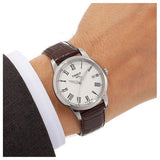Tissot T Classic Dream White Dial Brown Leather Strap Watch for Men - T033.410.16.013.01 Authentic Buy Shop Now