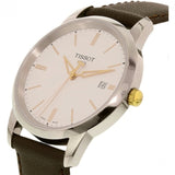 Tissot T Classic Dream White Dial Brown Leather Strap Watch for Men - T033.410.26.011.01 Authentic Buy Shop Now