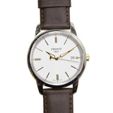 Tissot T Classic Dream White Dial Brown Leather Strap Watch for Men - T033.410.26.011.01 Authentic Buy Shop Now