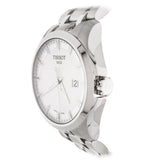 Tissot T Trend Couturier Chronograph White Dial Silver Steel Strap Watch For Men - T035.410.11.031.00 Authentic Buy Shop Now