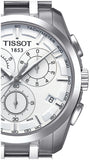 Tissot Couturier Chronograph White Dial Silver Steel Strap Watch For Men - T035.617.11.031.00 Authentic Buy Shop Now