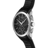 Tissot T Classic Couturier Chronograph Black Dial Black Leather Strap Watch For Men - T035.617.16.051.00 Authentic Buy Shop Now