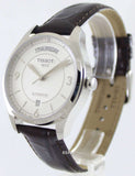 Tissot T Classic T One Automatic Silver Dial Brown Leather Strap Watch For Men - T038.430.16.037.00 Authentic Buy Shop Now