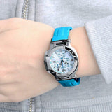 Tissot T Race Chronograph White Dial Brown Rubber Strap Watch for Women - T048.217.17.017.02 Authentic Buy Shop Now