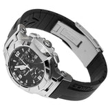 Tissot T Race Chronograph Black Dial Black Rubber Strap Watch for Women - T048.217.17.057.00 Authentic Buy Shop Now