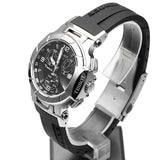 Tissot T Race Chronograph Black Dial Black Rubber Strap Watch for Women - T048.217.17.057.00 Authentic Buy Shop Now