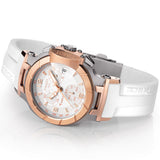 Tissot T Race Chronograph White Dial White Rubber Strap Watch for Women - T048.217.27.017.00 Authentic Buy Shop Now