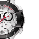 Tissot T Race Chronograph White Dial Black Rubber Strap Watch for Men - T048.417.27.037.00 Authentic Buy Shop Now