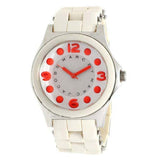 Marc Jacobs Pelly White Dial White Silicone Strap Watch for Women - MBM2588 Authentic Buy Shop Now