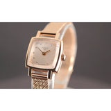 Tissot Lovely Square Lady Quartz Rose Gold Dial Rose Gold Mesh Bracelet Watch For Women - T058.109.33.456.00 Authentic Buy Shop Now