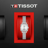 Tissot Lovely Square Silver Dial Silver Mesh Bracelet Watch For Women - T058.109.11.036.00 Authentic Buy Shop Now