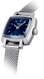 Tissot Lovely Square Blue Dial Silver Mesh Bracelet Watch For Women - T058.109.11.041.00 Authentic Buy Shop Now
