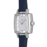 Tissot Lovely Square Silver Dial Blue Leather Strap Watch For Women - T058.109.16.031.00 Authentic Buy Shop Now
