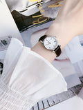 Tissot Tradition 5.5 Lady Silver Dial Brown Leather Strap Watch for Women - T063.009.16.018.00 Authentic Buy Shop Now