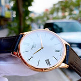 Tissot Tradition 5.5 White Dial Brown Leather Strap Watch for Men - T063.409.36.018.00 Authentic Buy Shop Now