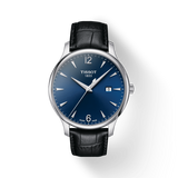 Tissot T Classic Tradition Blue Dial Black Leather Strap Watch For Men - T063.610.16.047.00 Authentic Buy Shop Now