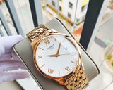 Tissot T Classic Tradition White Dial Rose Gold Steel Strap Watch For Women - T063.610.33.038.00 Authentic Buy Shop Now