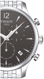Tissot T Classic Tradition Chronograph Black Dial Silver Steel Strap Watch For Men - T063.617.11.067.00 Authentic Buy Shop Now