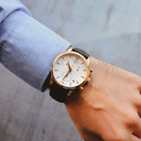 Tissot T Classic Tradition Chronograph White Dial Brown Leather Strap Watch For Men - T063.617.36.037.00 Authentic Buy Shop Now