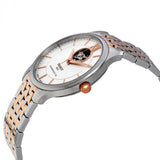 Tissot Tradition Powermatic 80 Open Heart Silver Dial Two Tone Steel Strap Watch For Men - T063.907.22.038.01 Authentic Buy Shop Now