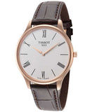 Tissot Tradition 5.5 White Dial Brown Leather Strap Watch for Men - T063.409.36.018.00 Authentic Buy Shop Now