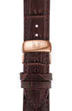 Tissot T Classic Tradition Chronograph White Dial Brown Leather Strap Watch For Men - T063.617.36.037.00 Authentic Buy Shop Now