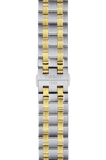 Tissot T Classic Automatics III White Dial Two Tone Steel Strap Watch For Men - T065.430.22.031.00 Authentic Buy Shop Now