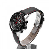 Tissot T Sport PRS 200 Chronograph Grey Dial Black Leather Strap Watch For Men - T067.417.26.051.00 Authentic Buy Shop Now