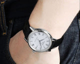 Tissot Carson Powermatic 80 White Dial Black Leather Strap Watch For Men - T085.407.16.013.00 Authentic Buy Shop Now