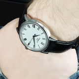 Tissot T Classic Carson White Dial Brown Leather Strap Watch For Women - T085.210.16.013.00 Authentic Buy Shop Now