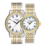 Tissot Carson Lady White Dial Two Tone Steel Strap Watch For Women - T085.210.22.013.00 Authentic Buy Shop Now