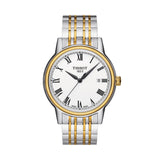 Tissot T Classic Carson Quartz White Dial Two Tone Steel Strap Watch for Men - T085.410.22.013.00 Authentic Buy Shop Now