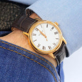Tissot T Classic Carson White Dial Brown Leather Strap Watch For Men - T085.410.36.013.00 Authentic Buy Shop Now