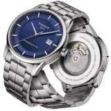 Tissot Luxury Powermatic 80 Blue Dial Silver Steel Strap Watch For Men - T086.407.11.047.00 Authentic Buy Shop Now