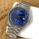 Tissot Luxury Powermatic 80 Blue Dial Silver Steel Strap Watch For Men - T086.407.11.041.00 Authentic Buy Shop Now
