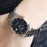 Tissot Luxury Powermatic 80 Black Dial Silver Steel Strap Watch For Men - T086.407.22.051.00 Authentic Buy Shop Now