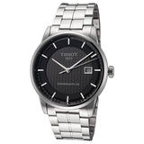 Tissot Luxury Powermatic 80 Black Dial Silver Steel Strap Watch for Men - T086.407.11.201.02 Authentic Buy Shop Now